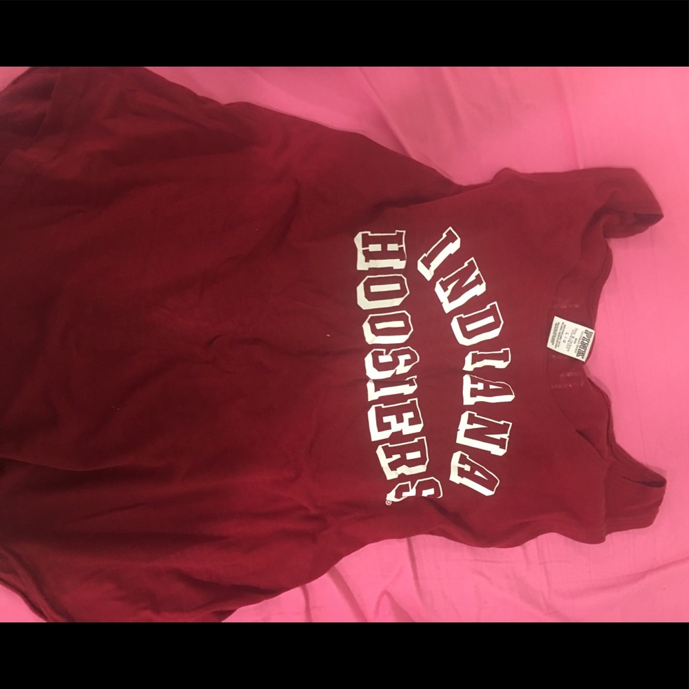 PINK Indiana Hoosiers Tank L